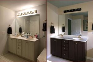 bathroom cabinet painting