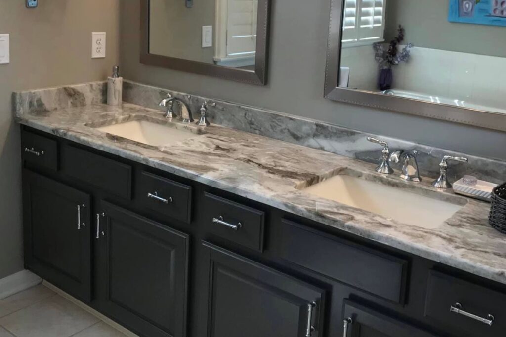 bathroom cabinet painting